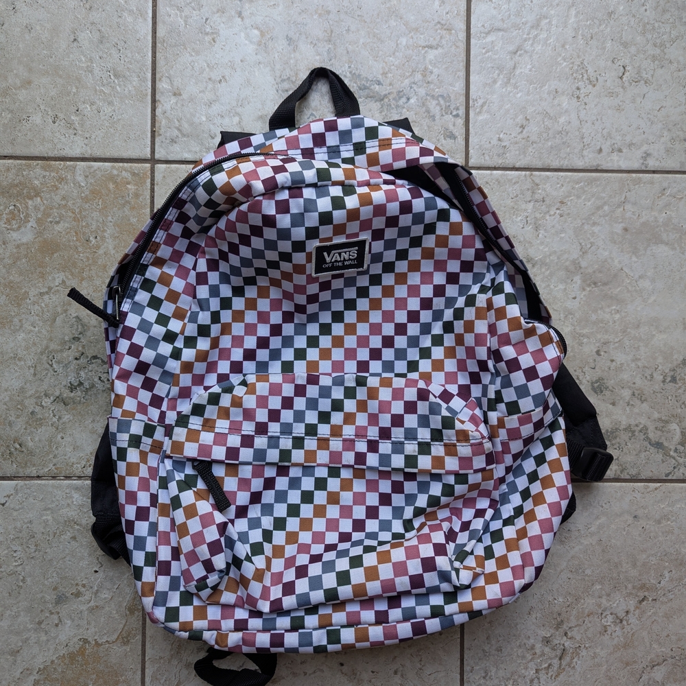 Vans Multicolor Checkered Backpack